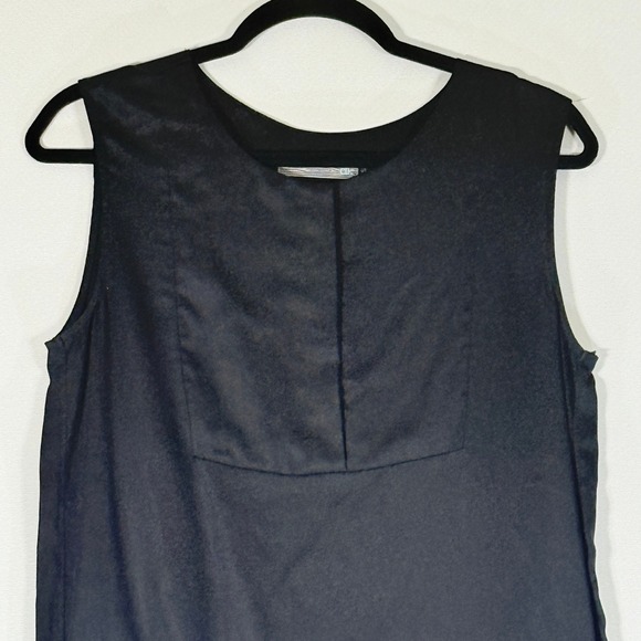 Elk The Label‎ Womens Small Sleeveless Midi Dress Black Tencel Quiet Luxury Soft - Picture 2 of 7